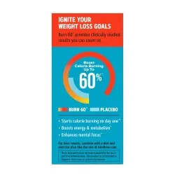 Total Lean Burn 60, Formula Termogenica Pentru Stimularea Metabolismului, 60 Tablete, Gnc