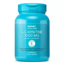 Total Lean L-Carnitina 1000mg, 60 capsule, GNC