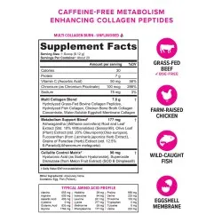 Vitauthority Multi Collagen Burn, pulbere, 162.4g, GNC