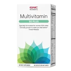 Gnc Women's 50 Plus, Multivitamine Si Minerale Pentru Femei, 60 Cps