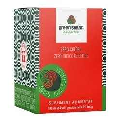 Green Sugar Indulcitor Natural 4g, 100 sticks, Remedia