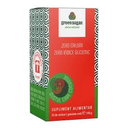 Green Sugar Indulcitor Natural 4g, 25 sticks, Remedia