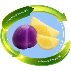 Jeleuri cu aroma de lamaie pentru par si unghii Hair and Nails, 60 bucati, Vita Ora