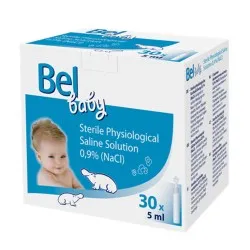 Solutie Salina Fiziologica 0.9% 5ml Bel Baby, 30 buc, Hartmann