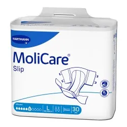 Scutece Incontinenta Molicare Extra Plus L Slip, 6 picaturi, 30 bucati, Hartmann