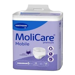 Scutece chilot adulti MoliCare Premium Mobile 8pic M, 14buc, Hartmann