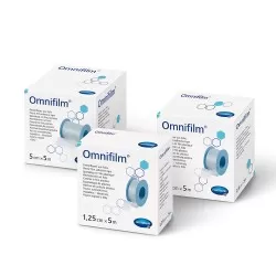 Plasture hipoalergen pe suport de hartie Omnipor, 1.25cm x 5m, Hartmann
