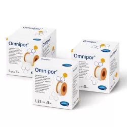 Omnipor Plasture transparent 1.25cmx5m, 1 bucata, Hartmann
