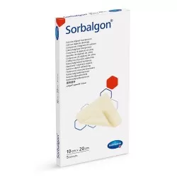 Pansament din alginat de calciu Sorbalgon 10cm x 20cm, 5 bucati, Hartmann