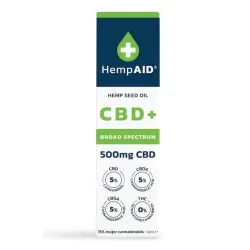 Ulei de Canepa 500mg CBD/500mg CBDA/500mg CBGA, 10ml, HempAID