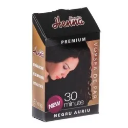 Henna Sonia Premium Vopsea Par Negru Auriu x 60 g