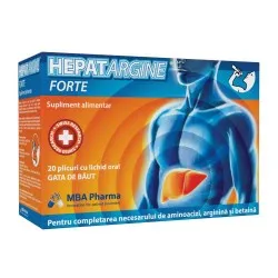 Hepatargine Forte, 20 plicuri, Mba Pharma