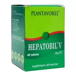 Hepatobil V, 40 tablete, Plantavorel