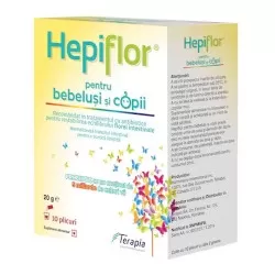 Hepiflor pentru bebelusi si copii, 10 plicuri, Terapia