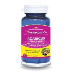 Agaricus, 60 capsule, Herbagetica