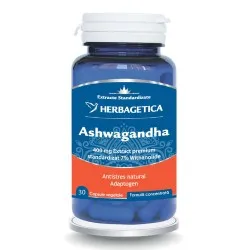 Ashwagandha, 30 capsule, Herbagetica