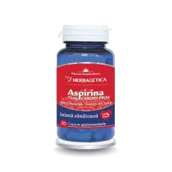 Aspirina Cardio Prim 75mg, 30 capsule, Herbagetica