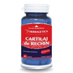Cartilaj de Rechin, 60 capsule, Herbagetica