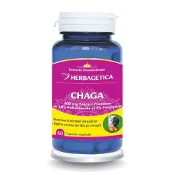 Chaga, 60 capsule, Herbagetica