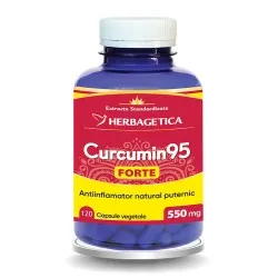 Curcumin 95 Forte, 120 capsule, Herbagetica