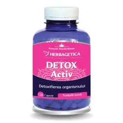 Detox Activ, 120 capsule,Herbagetica