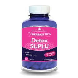 Detox Suplu, 120 capsule, Herbagetica