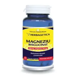 Magneziu Bisglicinat, 30 capsule, Herbagetica