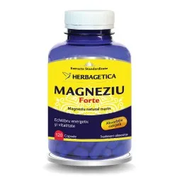 Magneziu Forte, 120 capsule, Herbagetica