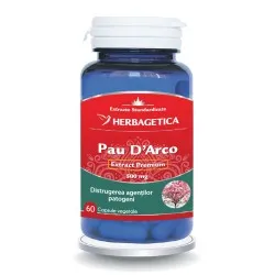 Pau D'Arco, 60 capsule, Herbagetica