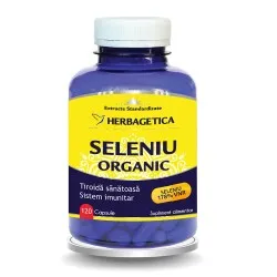 Seleniu Organic, 120 capsule, Herbagetica
