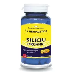 Siliciu Organic, 60 capsule, Herbagetica