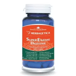 Super Enzime Digestive, 60 capsule, Herbagetica