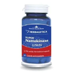 Super Nattokinase 2000FU, 30 capsule, Herbagetica