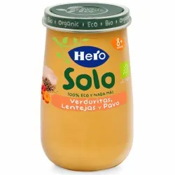 Hero Baby Solo Legume, Curcan, Linte +8 luni, x 190 g