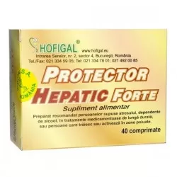 Protector Hepatic Forte, 40 comprimate, Hofigal
