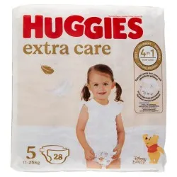 Scutece Huggies nr.5 Extra Care 11-25 kg, 28 buc