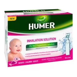 Solutie hipertonica inhalator 3% Humer, 30 x 4ml, Urgo