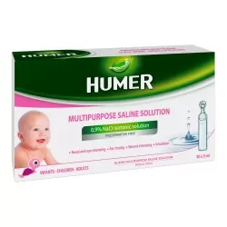 Solutie izotonica sterila 0,9% Humer, 30 x 5ml, Urgo