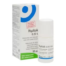 Hyabak solutie oftalmica 0.15%, 10 ml, Thea