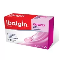 Ibalgin Express, 200 mg, 12 capsule moi, Sanofi