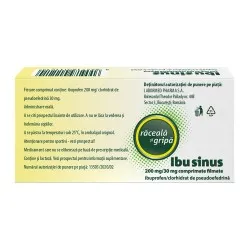 Ibusinus, 200 mg/30 mg, 20 comprimate filmate, Labormed