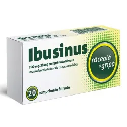 Ibusinus, 200 mg/30 mg, 20 comprimate filmate, Labormed