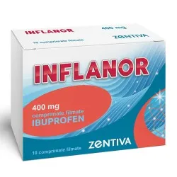 Inflanor, 400 mg, 10 comprimate filmate, Zentiva