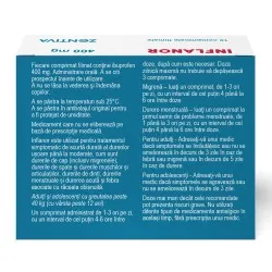 Inflanor, 400 mg, 10 comprimate filmate, Zentiva