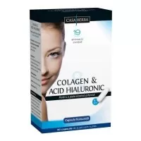 Colagen cu Acid Hialuronic, 30 capsule, Interherb