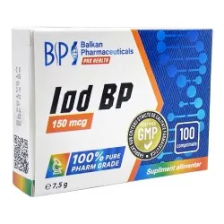 Iod 150mcg , 100 comprimate, Balkan Pharmaceuticals