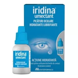 Picaturi oculare hidratante si lubrifiante Iridina Umectant, 10 ml, Montefarmaco