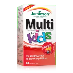 Multivitamine si Minerale pentru copii, 60 comprimate masticabile, Jamieson