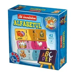 Joc Educativ Sa Invatam Alfabetul, 1 cutie -D-Toys