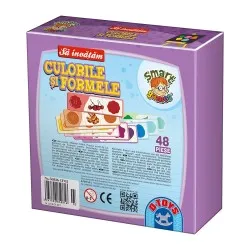 Joc Educativ Sa Invatam Culori si Forme, 1 cutie -D-Toys
